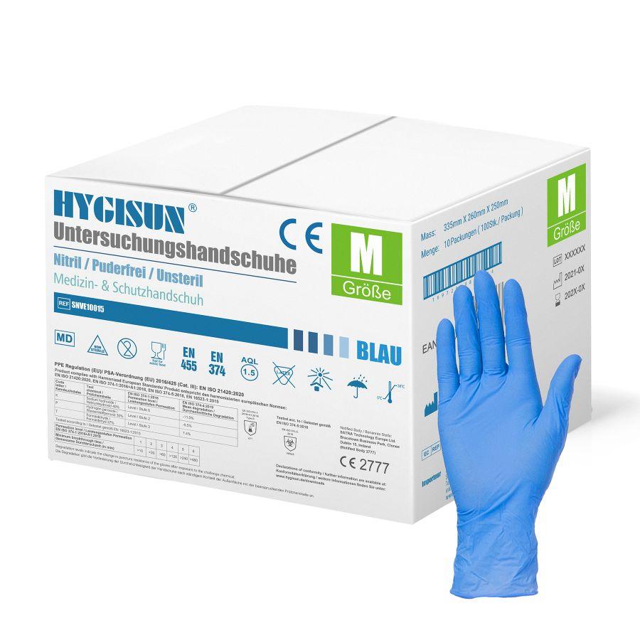 nitril handschuhe haltbarkeit Intco Nitrilhandschuhe Blau