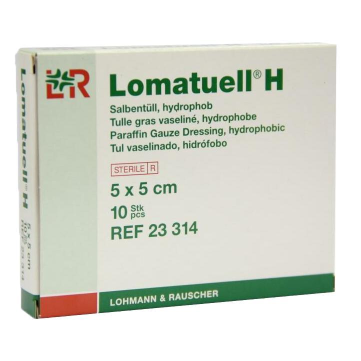 L&R Lomatuell H steril 10 x 10 cm 10 Stück - WeCare+
