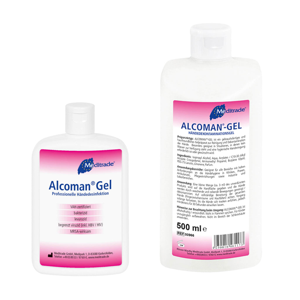 Meditrade Alcoman Händedesinfektionsmittel Gel - WeCare+