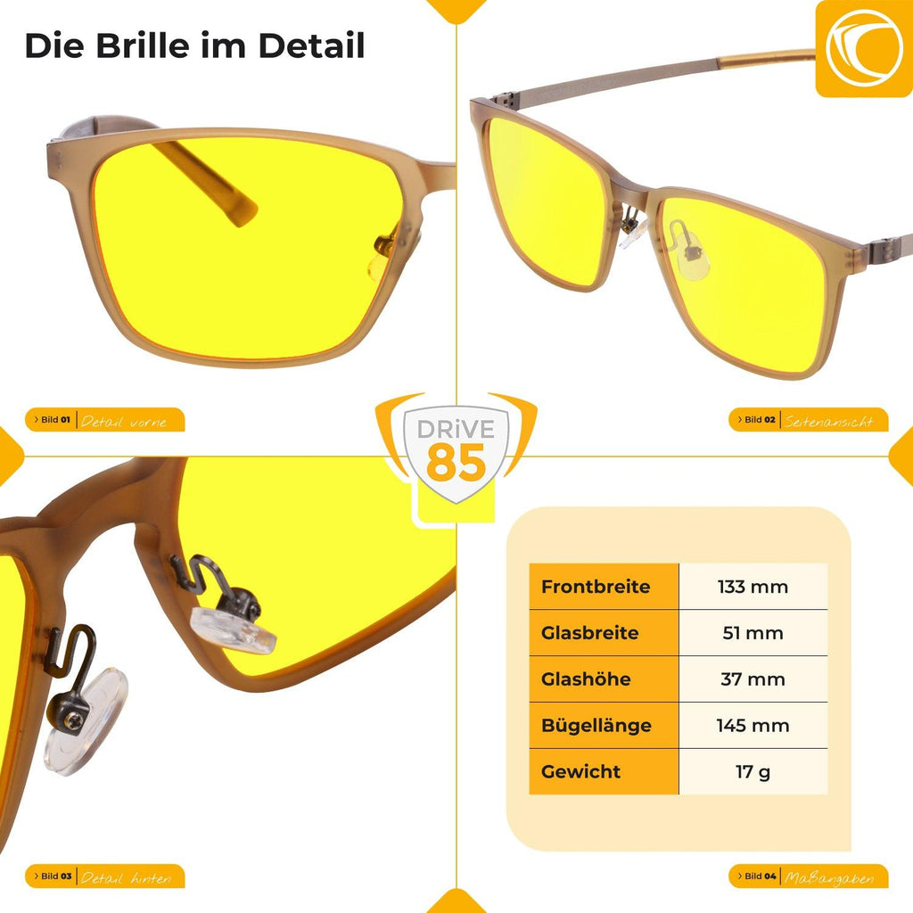 Prisma Frankfurt DRiVE85 Autofahrerbrille Day&Night - WeCare+