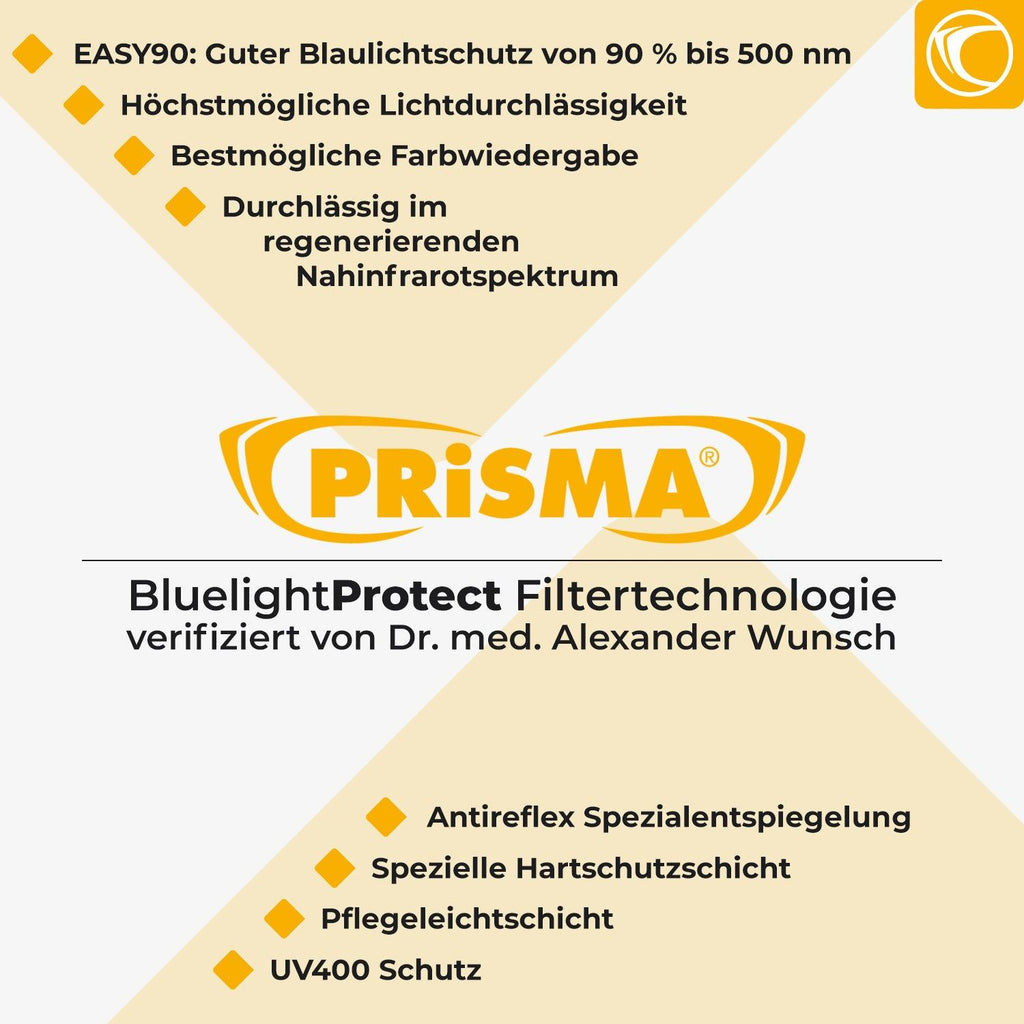 Prisma Frankfurt EASY90 Blaulichtfilter-Brille - WeCare+