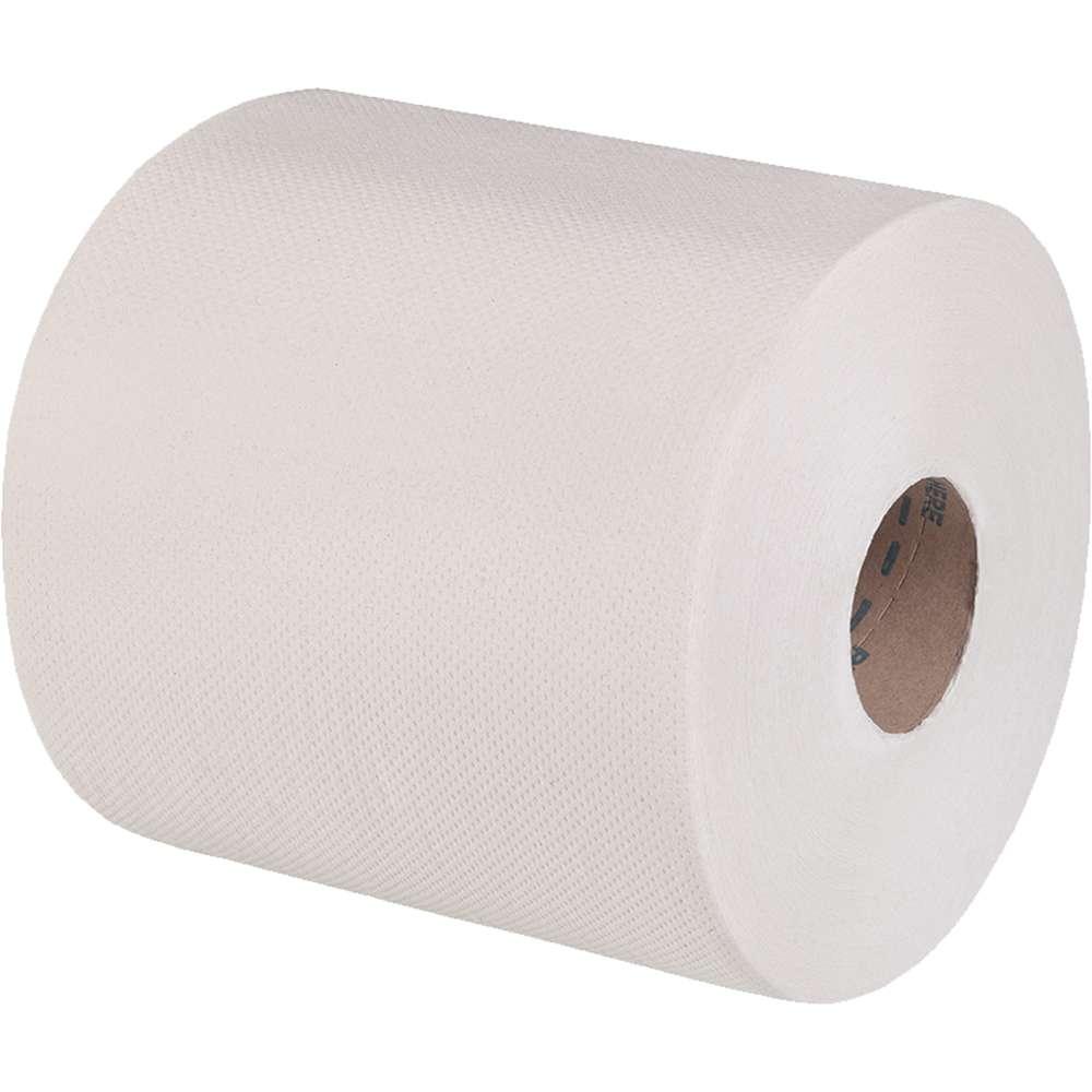 Huchtemeier Papier Handtuchpapierrolle 1-lg, weiß, 6 Rll. x 270m - WeCare+