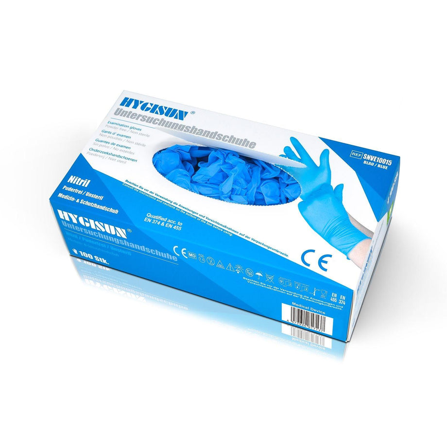 intco handschuhe Intco Nitrilhandschuhe Blau