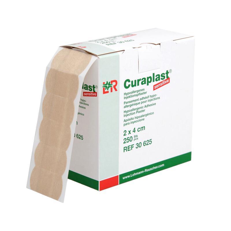 L&R Curaplast sensitive Injektionspflaster 4 x 2 cm - Packung á 250 Stück - WeCare+