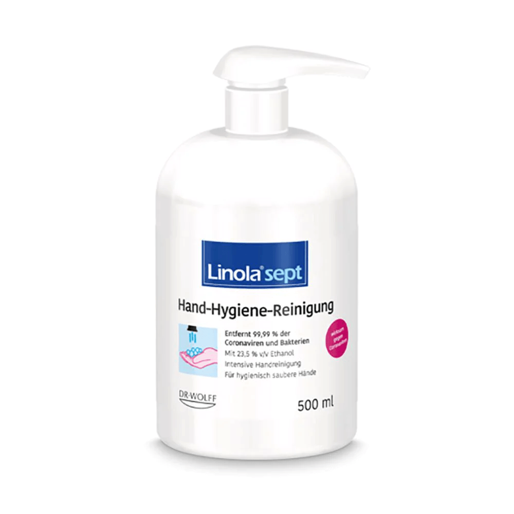 Linola Hand-Hygiene-Reinigung - 6 Flaschen je 500ml - WeCare+