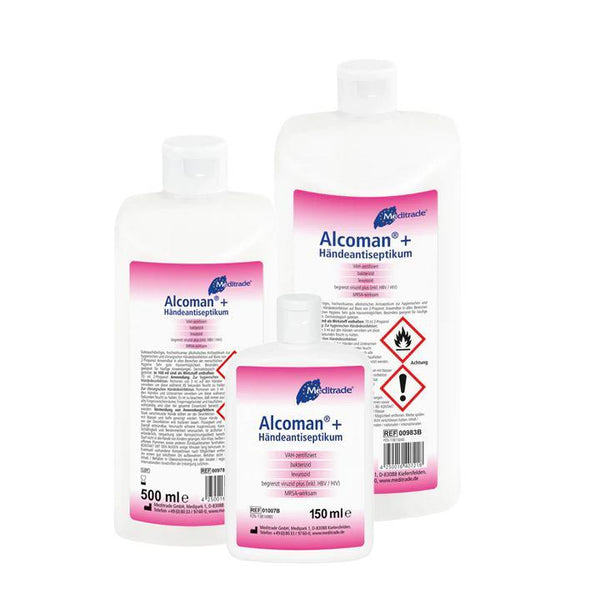 Meditrade Alcoman+ Händedesinfektion – WeCare+