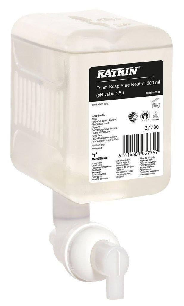 Metsä Tissue Katrin Handwaschschaum neutral, 12x500ml. - WeCare+